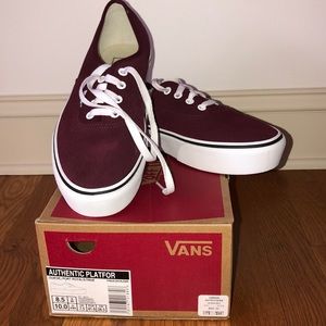 Platform Suede Vans